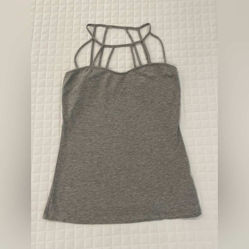 VENUS Gray‎ Strappy Tank Top Size Small - Picture 2 of 6
